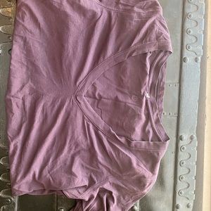 Short sleeve Burgundy lululemon vneck